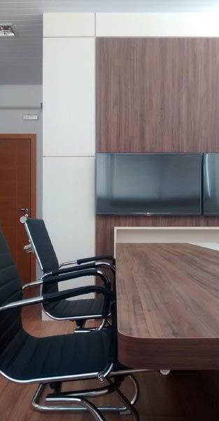 Foto do trabalho realizado pela Irma9 Ambientes Planejados para a empresa KNAPP