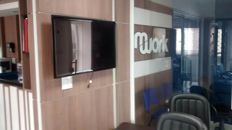Foto do trabalho realizado pela Irma9 Ambientes Planejados para a MWORK