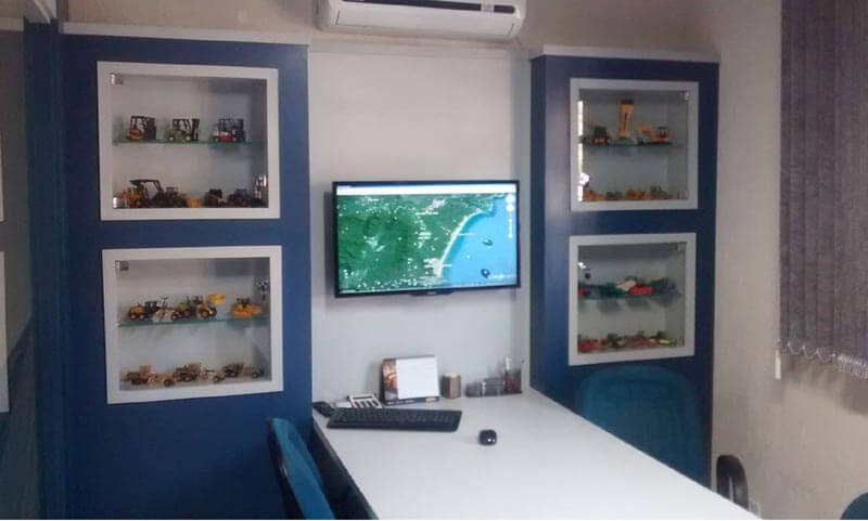 Foto do trabalho realizado pela Irma9 Ambientes Planejados para a empresa Nova Prata