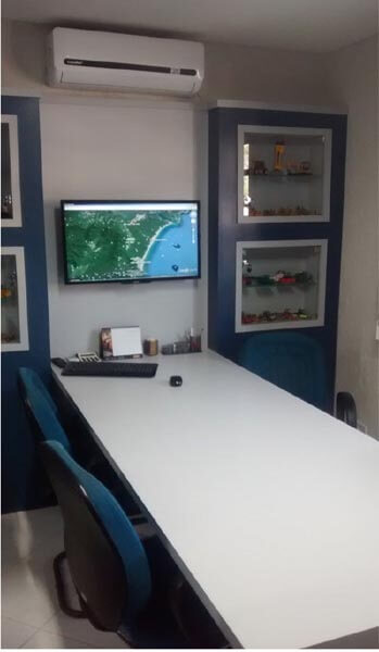 Foto do trabalho realizado pela Irma9 Ambientes Planejados para a empresa Nova Prata