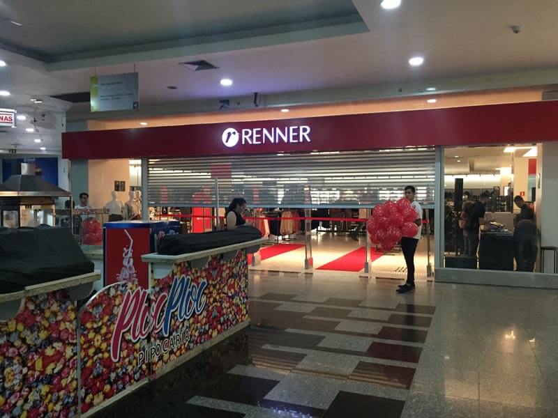 Foto do trabalho realizado pela Irma9 Ambientes Planejados para as Lojas Renner